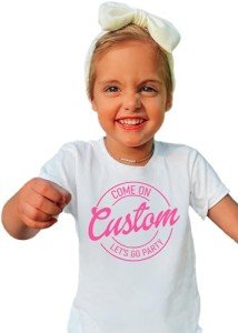 Personalized Birthday Shirt for Baby Girls