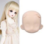 Milky White Blank Head for 1/12 BJD Dolls