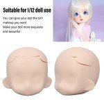 Milky White Blank Head for 1/12 BJD Dolls