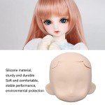 Milky White Blank Head for 1/12 BJD Dolls
