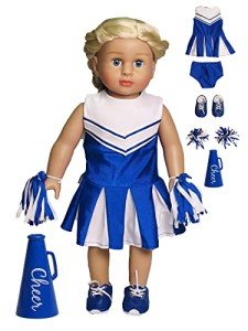 Blue Cheerleading Outfit for 18-Inch Reborn Dolls