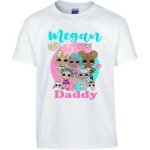 Personalized LOL Birthday T-Shirts for Girls