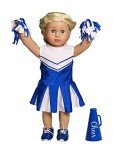 Blue Cheerleading Outfit for 18-Inch Reborn Dolls