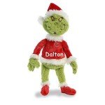 Custom Grinch Plush Toy in Santa Costume