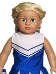 Blue Cheerleading Outfit for 18-Inch Reborn Dolls