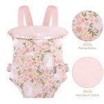 Pink Rabbit Garden Doll Carrier for 22-Inch Dolls