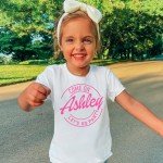 Personalized Birthday Shirt for Doll Baby Girls