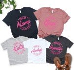 Personalized Birthday Shirt for Doll Baby Girls