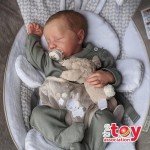 Lifelike 17-Inch Reborn Baby Boy Doll with Accessories