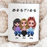 Personalized Besties Coffee Mug for Friends