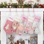 Personalized 3D Doll Christmas Stocking Set