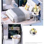 Lannso Miniature Wooden Dollhouse Furniture Kit