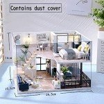 Lannso Miniature Wooden Dollhouse Furniture Kit