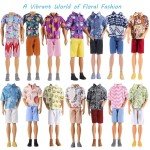 10-Piece Fashion Outfit Set for Boy Dolls