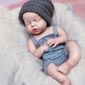 20-Inch Realistic Solid Silicone Reborn Baby Boy