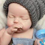 20-Inch Realistic Solid Silicone Reborn Baby Boy