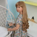 48-Inch Realistic Toddler Reborn Doll with Long Blonde Hair