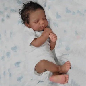 Zero Pam Black Reborn Baby Doll with Accessories