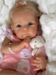 Realistic 18-Inch Reborn Baby Girl Doll