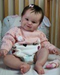 Realistic 20-Inch Silicone Vinyl Reborn Baby Doll