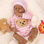 Jirachi 18-Inch Black Reborn Baby Doll Set