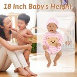 Jirachi 18-Inch Black Reborn Baby Doll Set