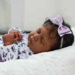 SCOM 20-Inch Realistic Reborn Black Girl Doll