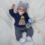 WOOROY Lifelike 19-Inch Reborn Baby Doll Boy
