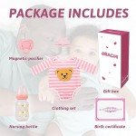 Jirachi 18-Inch Black Reborn Baby Doll Set