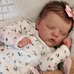 18-Inch Pink Reborn Baby Doll for Girls
