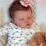 18-Inch Pink Reborn Baby Doll for Girls