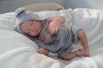 Realistic 19-Inch Silicone Reborn Baby Boy Doll