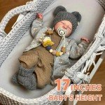 17-Inch Realistic Reborn Baby Doll Boy with Accessories