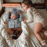 17-Inch Realistic Reborn Baby Doll Boy with Accessories