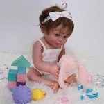 Lucy 18-Inch Reborn Baby Girl Doll Set