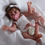 Lucy 18-Inch Reborn Baby Girl Doll Set