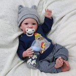 WOOROY Lifelike 19-Inch Reborn Baby Doll Boy