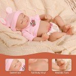Adorable 10-Inch Twin Silicone Reborn Dolls Set