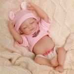 Adorable 10-Inch Twin Silicone Reborn Dolls Set