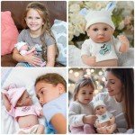 Adorable 10-Inch Twin Silicone Reborn Dolls Set