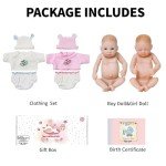 Adorable 10-Inch Twin Silicone Reborn Dolls Set