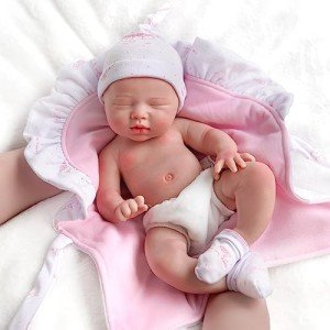 12-Inch Realistic Silicone Reborn Baby Doll - Girl