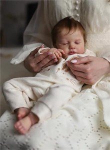 Realistic 20-Inch Silicone Reborn Baby Girl Doll