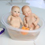 Adorable 10-Inch Twin Silicone Reborn Dolls Set