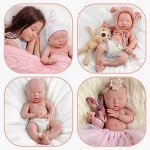 12-Inch Realistic Silicone Reborn Baby Doll - Girl