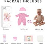 Realistic 18" CHAREX Reborn Baby Doll with Accessories