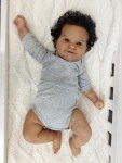 20" Smiling African American Reborn Baby Doll