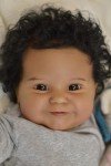 20" Smiling African American Reborn Baby Doll
