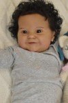 20" Smiling African American Reborn Baby Doll