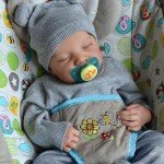 Realistic 17-Inch Reborn Baby Boy Doll